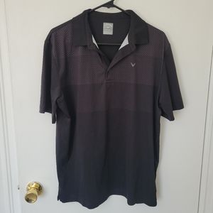 Callaway Men's Medium Black Golf Shirt